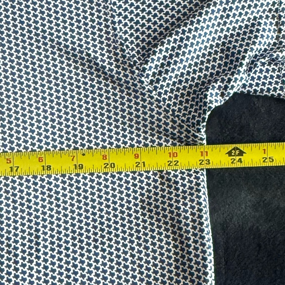 Rhoback Polo Don't Mess with Texas Print Golf Shirt Size L *Sleeve Patch - Picture 7 of 11